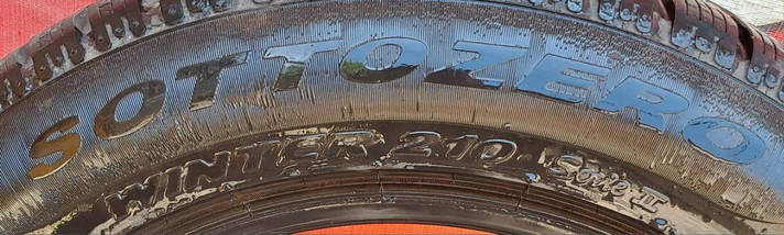 Шини легкові б у 215/60R17 PIRELLI SOTOZERO, зимові, гума бу для легкових автомобілів, фото 3