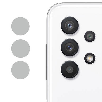 Гнучке захисне скло 0.18mm на камеру (тех.пак) для Samsung Galaxy A13 4G, фото 1