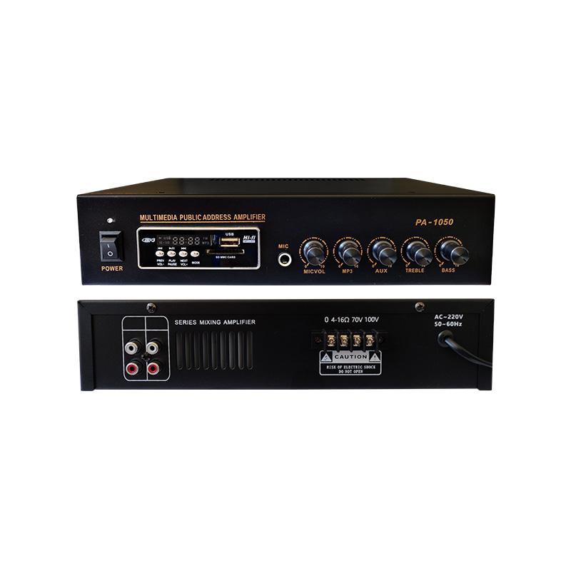 PA-1050 (50 Вт.) Трансляционный усилитель SD/USB/BT/FM