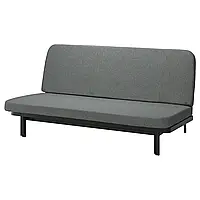 NYHAMN 3-местный диван-кровать, Pocket Spring Mattress/Skartofta Black/Light Grey