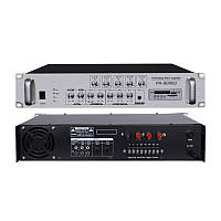 PA-8080U (5 зон; 80 Вт.) Трансляционный усилитель SD/USB/BT/FM