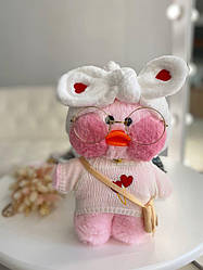 Іграшка "Lalafanfan" з одягом (кофта, пов'язка, сумка + окуляри) Рожева 6970/7 203, Bambini, Рожевий, Унісекс