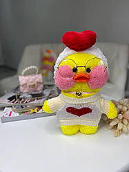 Іграшка "Lalafanfan" з одягом (кофта, пов'язка + окуляри) Жовта 9013 217, Bambini, Жовтий, Унісекс