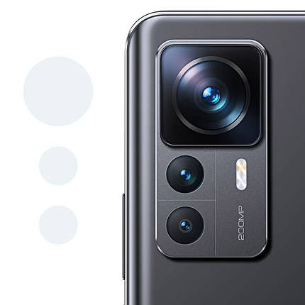 Гнучке захисне скло 0.18mm на камеру (тех.пак) для Xiaomi 12T / 12T Pro, фото 1