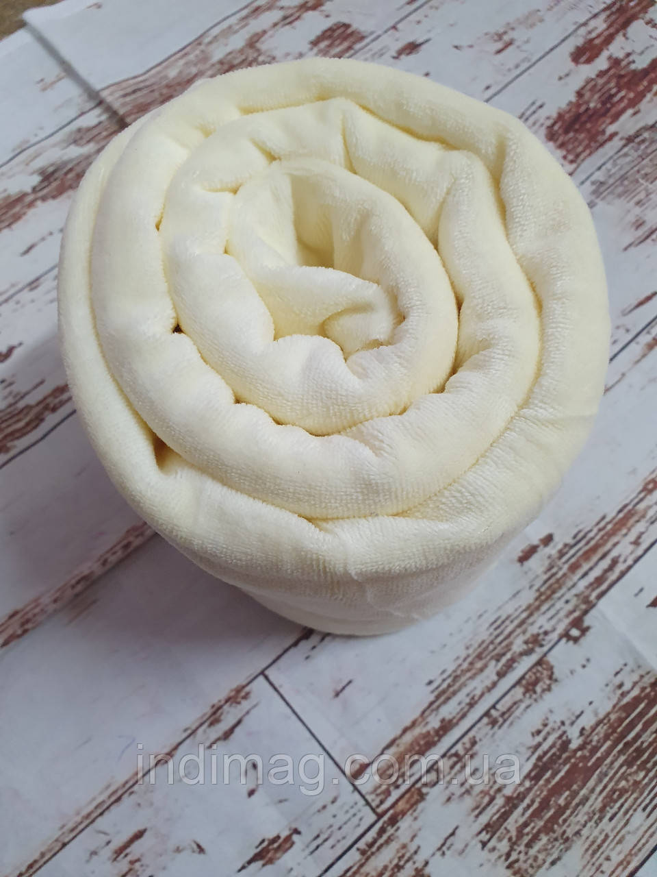 Бавовняний Велюр  екру