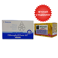 Набор Chlorophyll Forte Santegra / Хлорофилл Форте Сантегра+Фиточай при гастрите, 1,5 гр, 20 фильтр-пакетов