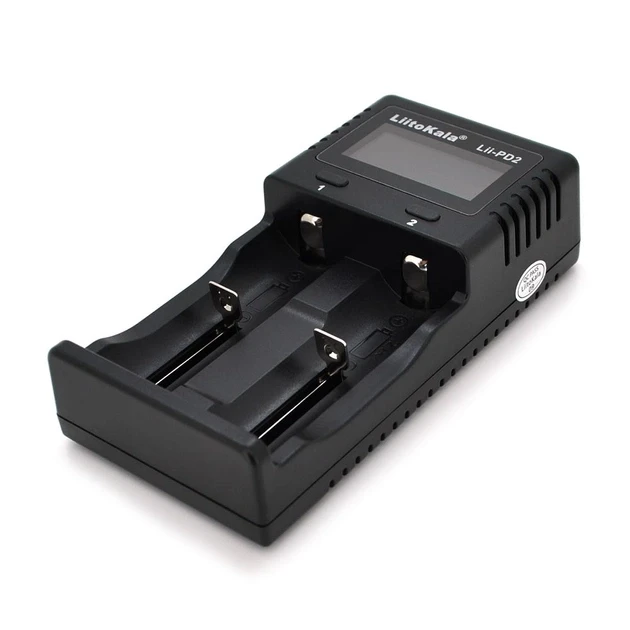 ЗП універсальне Liitokala PD2, 2 канали, LCD-дисплей, підтримує Li-ion, Ni-MH і Ni-Cd AA (R6), АА