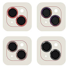 Захисне скло Metal Shine на камеру (в упак.) для Apple iPhone 13 mini / 13