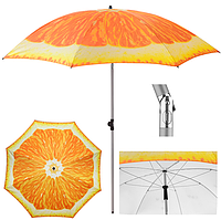 Зонт пляжный, садовый d2м MH-3371 Большой пляжный зонт с наклоном V_1510