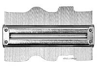 Шаблон для перенесення складних профілів YATO : 150 х 46 мм, сталеві голки [12/48/1440]