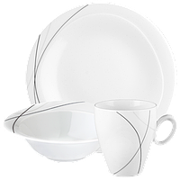 Набор посуды для завтрака 18 предметов Highline Trio Seltmann (SW-4052212023861)