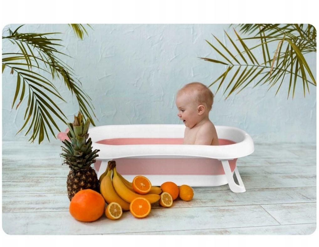 Ванночка детская с подушкой складная для малышей V_1410 - фото 8 - id-p1881846026