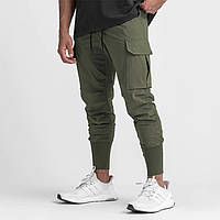 Штаны мужские летние спортивные тактические брюки джогерры "ASRV" хаки зеленые