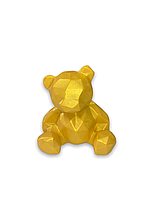 Фігурка шоколадна Ведмедик (золотий)