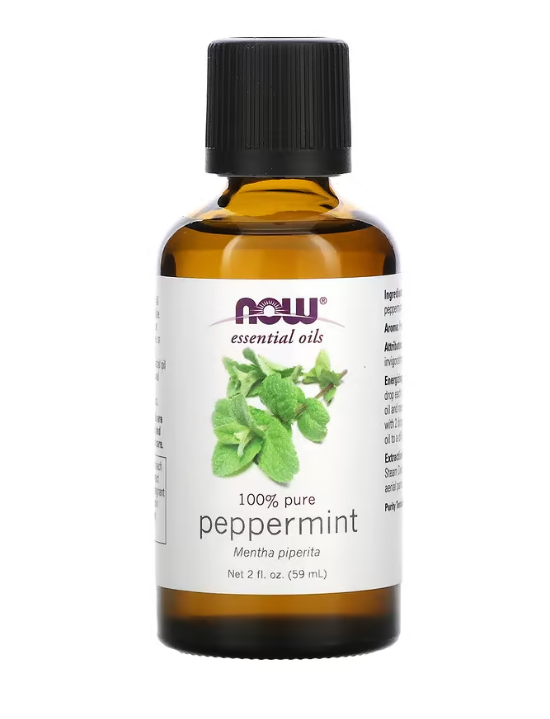 Ефірна олія перцевої м'яти Now Foods (Essential Oils Peppermint Oil Invigorating Aromatherapy Scent) 59 мл