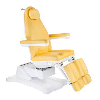 Професійне крісло педикюрне Mazaro BR-6672А (5 моторів), honey