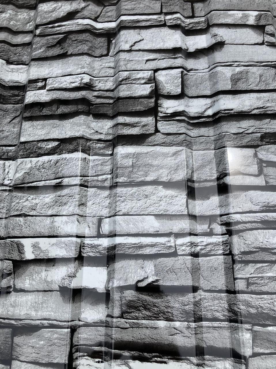 Профнастил для забора с рисунком под камень 1,75мХ1,16м: продажа, цена ...