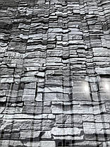 Профнастил для забору з малюнком під камінь 1,75 мХ1,16 м, фото 3