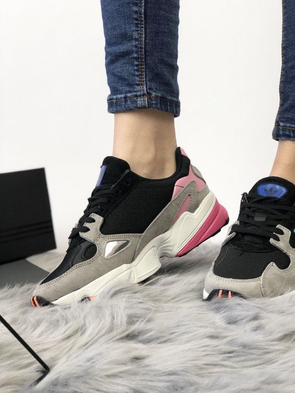 Adidas Falcon Black Orange Pink ID 1881867815 1900 Prom.ua