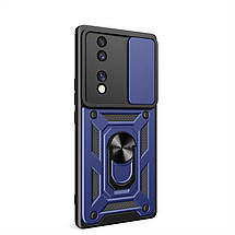 PC + TPU чохол Camshield armor для Honor 70 / синій, фото 4
