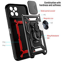 PC + TPU чохол Camshield armor для Honor X8 / зелений, фото 4