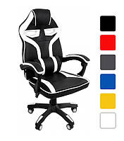 Кресло геймерськое Bonro B-827 компьютерное игровое для геймера V_1002 Белый