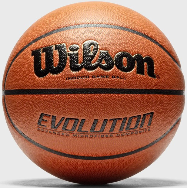 М'яч баскетбольний Wilson EVOLUTION розмір 7 композитна шкіра коричневий (WTB0516XBEMEA)