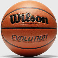 Мяч баскетбольный Wilson Evolution размер 7 композитная кожа коричневый (WTB0516XBEMEA)