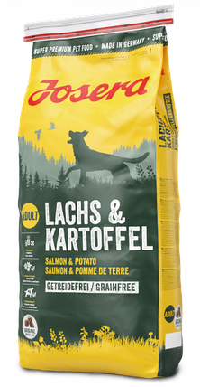 Сухий корм для собак Josera Lachs & Kartoffel лосось та картопля 15 кг, фото 1