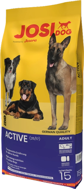 Сухий корм для собак JOSIdog ACTIVE для активних 15 кг