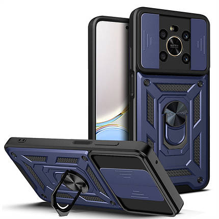 PC + TPU чохол Camshield armor для Honor Magic 4 Lite / синій, фото 1