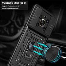 PC + TPU чохол Camshield armor для Honor Magic 4 Lite / синій, фото 5