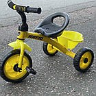 Дитячий триколісний велосипед від 1-3 років TILLY TRIKE T-315 для малюків з кошиком різні кольори, фото 11