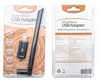 USB 3.0 Wi-Fi 5 DB адаптер RTL8812 AC1200 1200Мбит/с 2 диапазона 2.4G+5G сетевая карта 802.11ac (562408689)