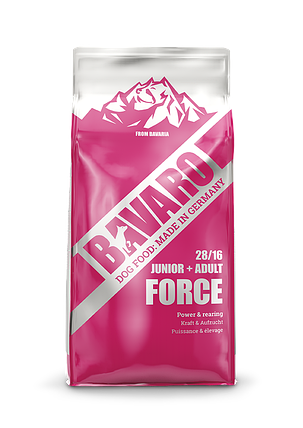 Сухий корм для собак BAVARO FORCE 28/16 ADULT+JUNIOR 18 кг, фото 1