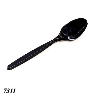 Ложка одноразова столова Андрекс №3 160 мм чорна  (100шт)