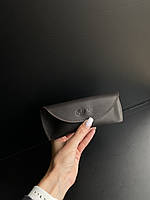 Шкіряний футляр для окулярів коричневий