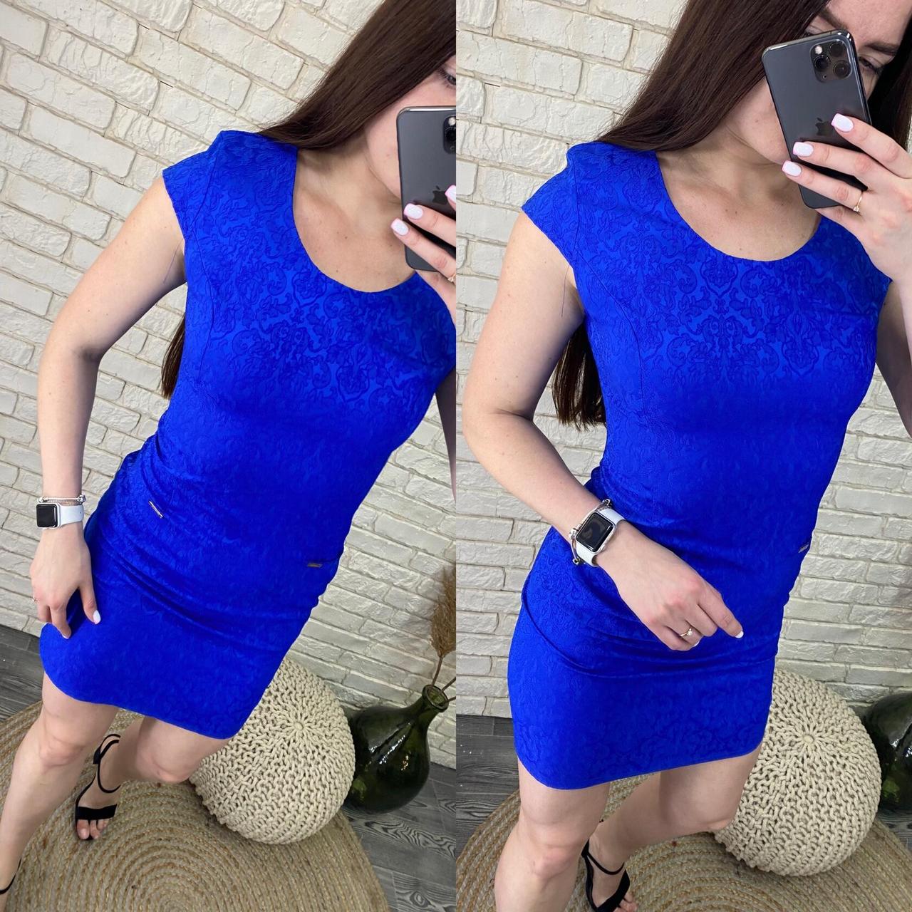 Розкішна жіноча сукня, тканина "Жаккард" 42, 44, 46 розмір 42