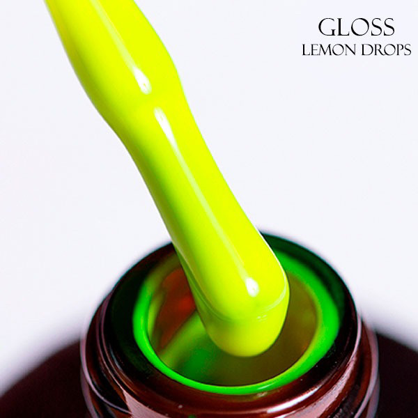 Гель-лак GLOSS Lemon Drops 503 (салатовий неоновий), 11 мл, фото 1