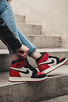 Мужские / женские кроссовки Nike Air Jordan 1 Retro High Red Black White