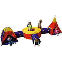 Палатка игровая детская 7в1 домики + 4 тоннели + Iglo 8905 для детей V_1634