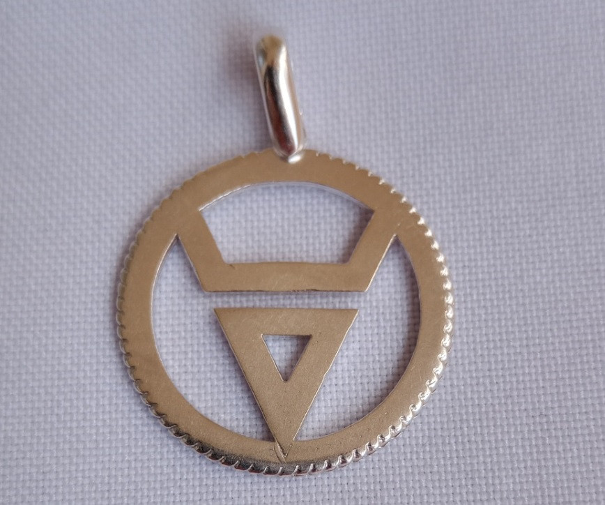 Велес слов'янський оберіг з срібла 925-ої проби, фото 1