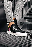 Женские кроссовки Nike Air Force 1 Type 354 Black White 2