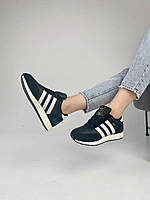 Женские кроссовки Adidas Iniki Black White 8