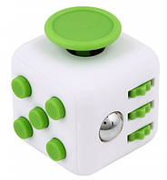 Игрушка Антистресс Fidget Cube куб 3 см (459490942) Фиджет Куб Бело-Зеленый