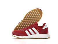 Adidas Iniki Runner Boost Red Mystery 5923 (Мужские кроссовки Адидас Иники Руннер красные)