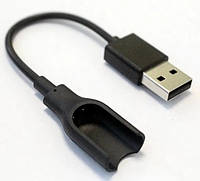 Кабель для зарядки Mi Band 2 и 3 USB ремешок зарядка браслет (603490786) Черный