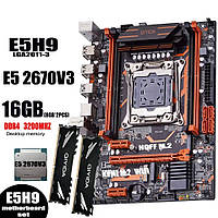 Комплект Intel X99 E5H9 LGA 2011-3 / Xeon E5 2670 V3 / 16 Gb DDR4