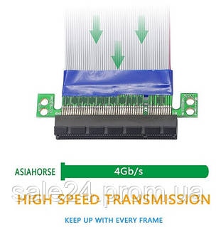 Райзер гибкий шлейф для видеокарты PCI-E 8x to 8x Ревизия rev 1.0
