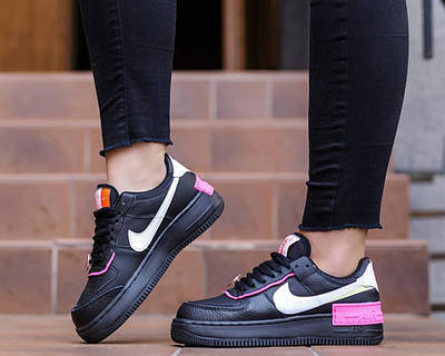 Nike Air Force 1 SHADOW Removable Patches Black Pink ID 1881878088 1490 Prom.ua